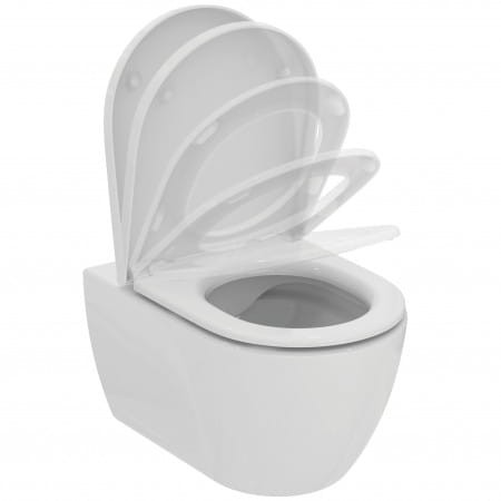 Ideal Standard Ellisse miska WC wisząca bezrantowa54,5x36,5 cm z deską wolnoopadającą, kolor biały T569201