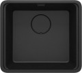 Deante Momi zlewozmywak granitowy 50x45cm 1 komorowy, wpuszczany/podblatowy kolor grafit metalik ZKM_G10A