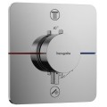 Hansgrohe ShowerSelect Comfort Q Bateria termostatyczna podtynkowa dla 2 odbiorników element zewnętrzny, kolor chrom 15583000