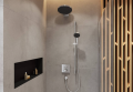 Hansgrohe Pulsify przyłącze ścienne do głowicy prysznicowej 260, kolor chrom 24149000 aranżacja