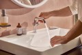 Hansgrohe Tecturis S bateria umywalkowa 110 Fine CoolStart Ecosmart+ z kompletem odpływowym Push-Open, kolor chrom 73320000