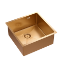 Miedziany zlew Quadron Anthony 44x44cm miedź PVD MF4444PVDBSC1
