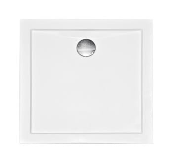 Besco AQUARIUS SLIMLINE brodzik kwadratowy 80 x 80 cm biały BAA-80-K