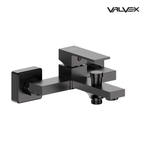 Valvex Ars bateria wannowa ścienna kolor grafit szczotkowany ( Gun Metal ) 2419870