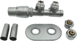 Deante Silia zawór termostatyczny zespolony, wersja lewa, kolor stalowy mat AGI_FZL1