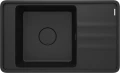Deante Momi zlewozmywak granitowy 1 komorowy z ociekaczem  820x500mm, kolor grafit metalik ZKM_G11B