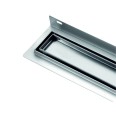 Wana odpływ liniowy przyścienny 60cm, ruszt 2w1chrom / do wypełnienia płytką PT11/WS-60