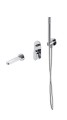 Cersanit Crea SET B725: Zestaw wannowy podtynkowy Crea, kolor chrom S952-035