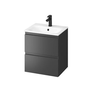 Cersanit Moduo SET B816 50cm DSM (szafka + umywalka) kolor antracyt S801-471-DSM