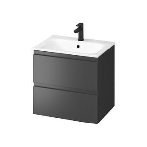Cersanit Moduo SET B817 60cm DSM (szafka + umywalka) kolor antracyt S801-472-DSM