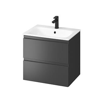 Cersanit Moduo SET B817 60cm DSM (szafka + umywalka) kolor antracyt S801-472-DSM