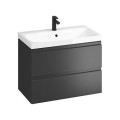 Cersanit Moduo SET B897 80cm (szafka + umywalka) kolor antracyt S801-487-DSM