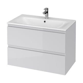 Cersanit Moduo SET B276 80cm DSM (szafka + umywalka wpuszczana w blat) kolor szary S801-315-DSM