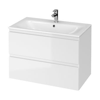 Cersanit Moduo SET B277 80cm DSM (szafka + umywalka wpuszczana w blat) kolor biały S801-316-DSM