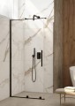 Deante Prizma Nero kabina walk-in 80 cm, kolor czarny (nero) KTJ_N38P