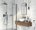 Deante Prizma Nero kabina walk-in 80 cm, kolor czarny (nero) KTJ_N38P