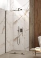 Deante Prizma Titanium kabina walk-in 80 cm, kolor grafit szczotkowany (titanium) KTJ_D38P