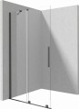 Deante Prizma Titanium kabina walk-in przesuwna 90cm, kolor grafit szczotkowany (titanium) KTJ_D39R