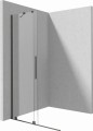 Deante Prizma Titanium kabina walk-in przesuwna 90cm, kolor grafit szczotkowany (titanium) KTJ_D39R