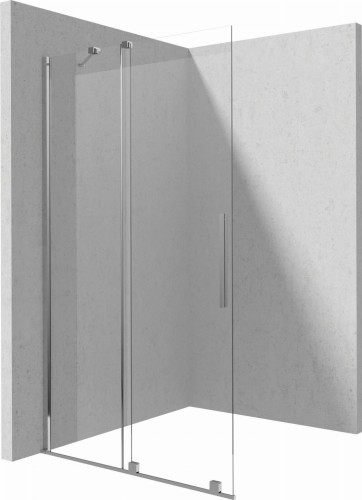 Deante Prizma kabina walk-in przesuwna 140 cm, kolor chrom KTJ_034R