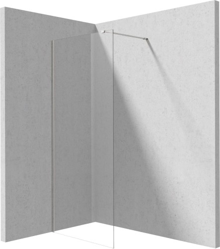 Deante Prizma kabina walk-in 110cm, kolor chrom KTJ_031P