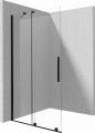 Deante Prizma Nero kabina walk-in przesuwna 140 cm, kolor czarny (nero) KTJ_N34R