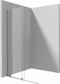 Deante Prizma kabina walk-in przesuwna 140 cm, kolor stal szczotkowana (inox) KTJ_F34R