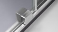 Deante Prizma kabina walk-in przesuwna 140 cm, kolor stal szczotkowana (inox) KTJ_F34R