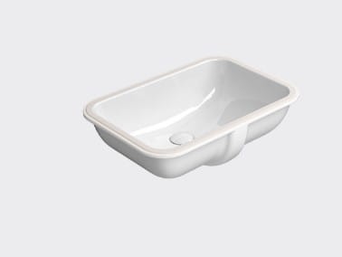 GSI Ceramica Classic umywalka podblatowa 55x38 cm, kolor biały połysk (bianco lucido) 724311