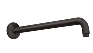 Hansgrohe ścienne ramię prysznicowe 389mm, kolor czarny mat 27413670