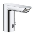 Grohe Bau Cosmopolitan E bateria umywalkowa elektroniczna na podczerwień z mieszaczem i ogranicznikiem temperatury, kolor chrom 36453000