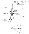 Grohe Essence SmartControl bateria kuchenna, kolor złoty (warm sunset) 31615DA0