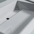 Rea Archi umywalka nablatowa konglomeratowa 90x48 cm, kolor biały REA-U4301