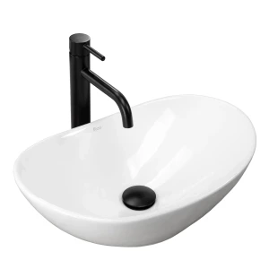 Rea Royal Mini umywalka nablatowa 47x30cm, kolor biały REA-U6507