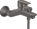 Hansgrohe Talis E bateria wannowa ścienna, kolor czarny chrom szczotkowany  71740340