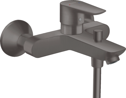 Hansgrohe Talis E bateria wannowa ścienna, kolor czarny chrom szczotkowany  71740340