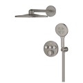 Grohe Grohtherm Smartcontrol zestaw prysznicowy podtynkowy termostatyczny, kolor grafit szczotkowany ( brushed hard garphite) 34863AL0