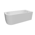 AD Naturalnie Upsala Uni wanna narożna 150cm, prawa kolor biały AWW-009-150NPP-P