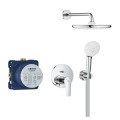 Grohe Eurosmart zestaw prysznicowy podtynkowy deszczownica 25 cm, kolor chrom 25288000