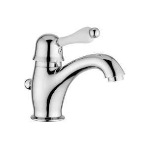 Giulini Giovanni Harmony Bateria bidetowa z korkiem automatycznym chrom, uchwyt czarny 9507/S.CZ