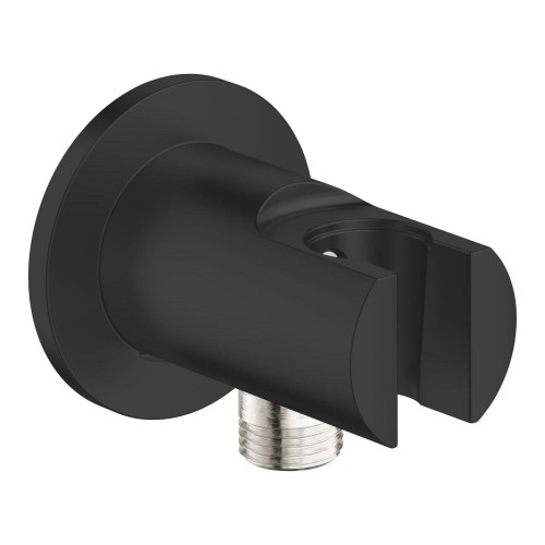 Grohe Tempesta uchwyt punktowy z przyłaczem wody, kolor czarny mat 286282431