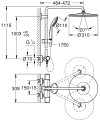 Grohe Euphoria system 310 zestaw natryskowy termostatyczny, kolor chrom 26075001