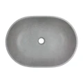 AD Naturalnie Pinatubo umywalka kamienna 60 cm, stawiana na blacie kolor szary KUN-003SZ