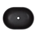 AD Naturalnie Pinatubo umywalka kamienna 60 cm, stawiana na blacie kolor czarny KUN-003CZ