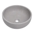 AD Naturalnie Apo umywalka kamienna nablatowa 38 cm kolor szary KUN-006SZ