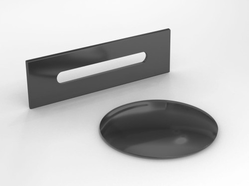 Maskownica przelewu i odpływu gun metal Besco ZM-WW-GR