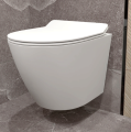 Zestaw stelażowy Aquaform Optima + miska WC Vigo Rimless 50 cm bez rantu, deska wolnoopadająca Slim