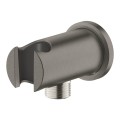 Grohe Rainshower przyłącze kątowe z uchytem, kolor grafit szczotkowany (brushed hard graphite) 26658AL0