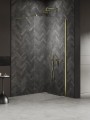 New Trendy Nesta ścianka walk-in 130x200cm szkło 8mm, profil złoty połysk K-1736