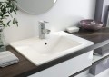 Deante Floks umywalka wpuszczana w blat 60 cm, kolor biały CDI_6U6M